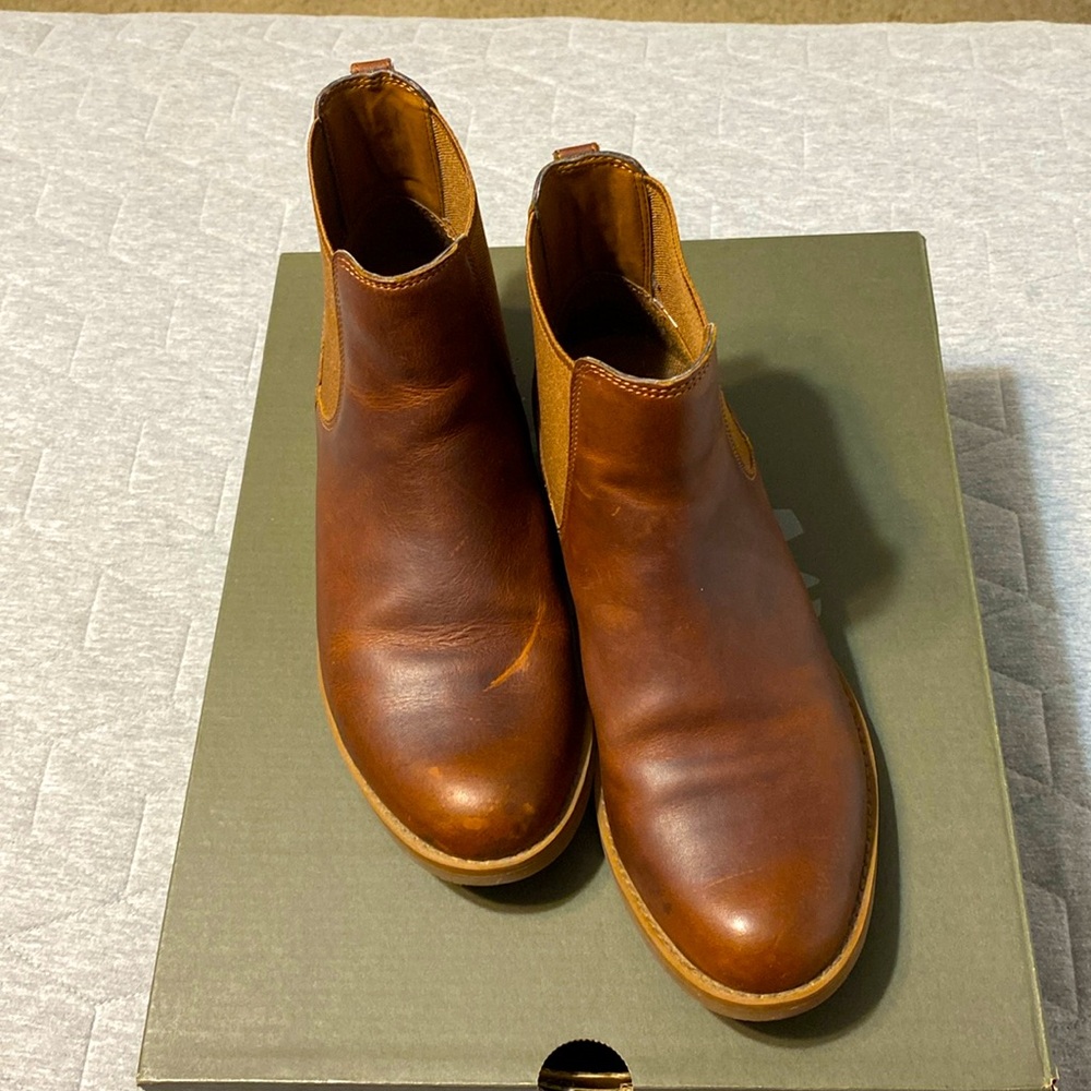 Timberland cognac ankle boots